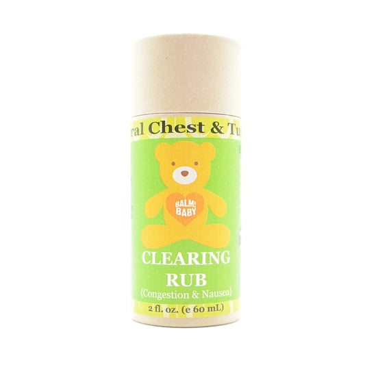BALM Baby Clearing Rub - Natural Chest Vapor Rub w/ Eucalyptus - Stick