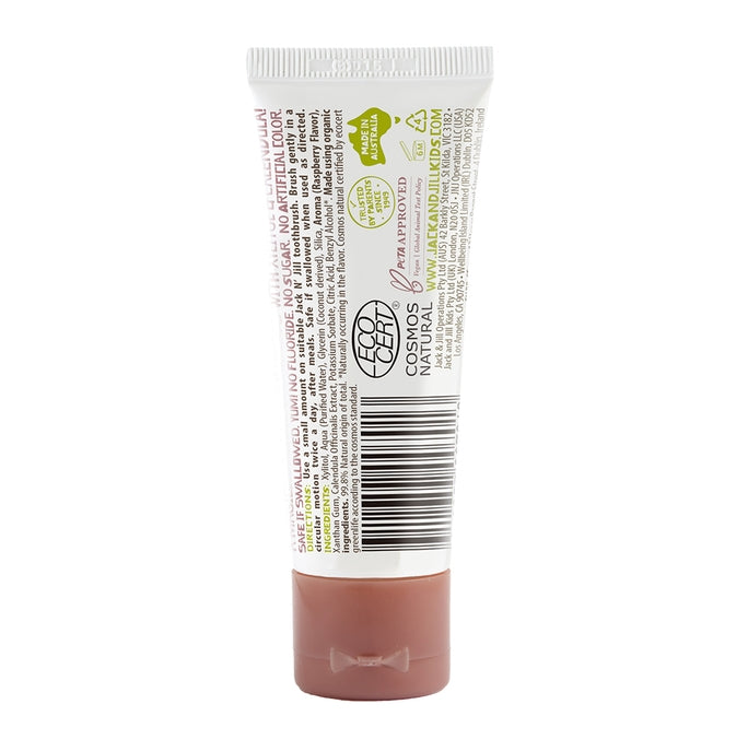Jack n Jill Natural Calendula Toothpaste - Raspberry