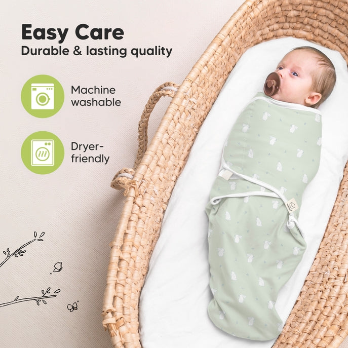 KeaBabies Soothe Baby Swaddles 0-3 Months - available in 9 colors