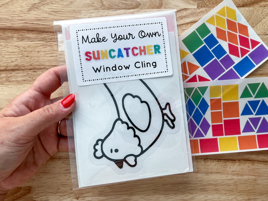 Chicken Suncatcher Sticker Craft Kit