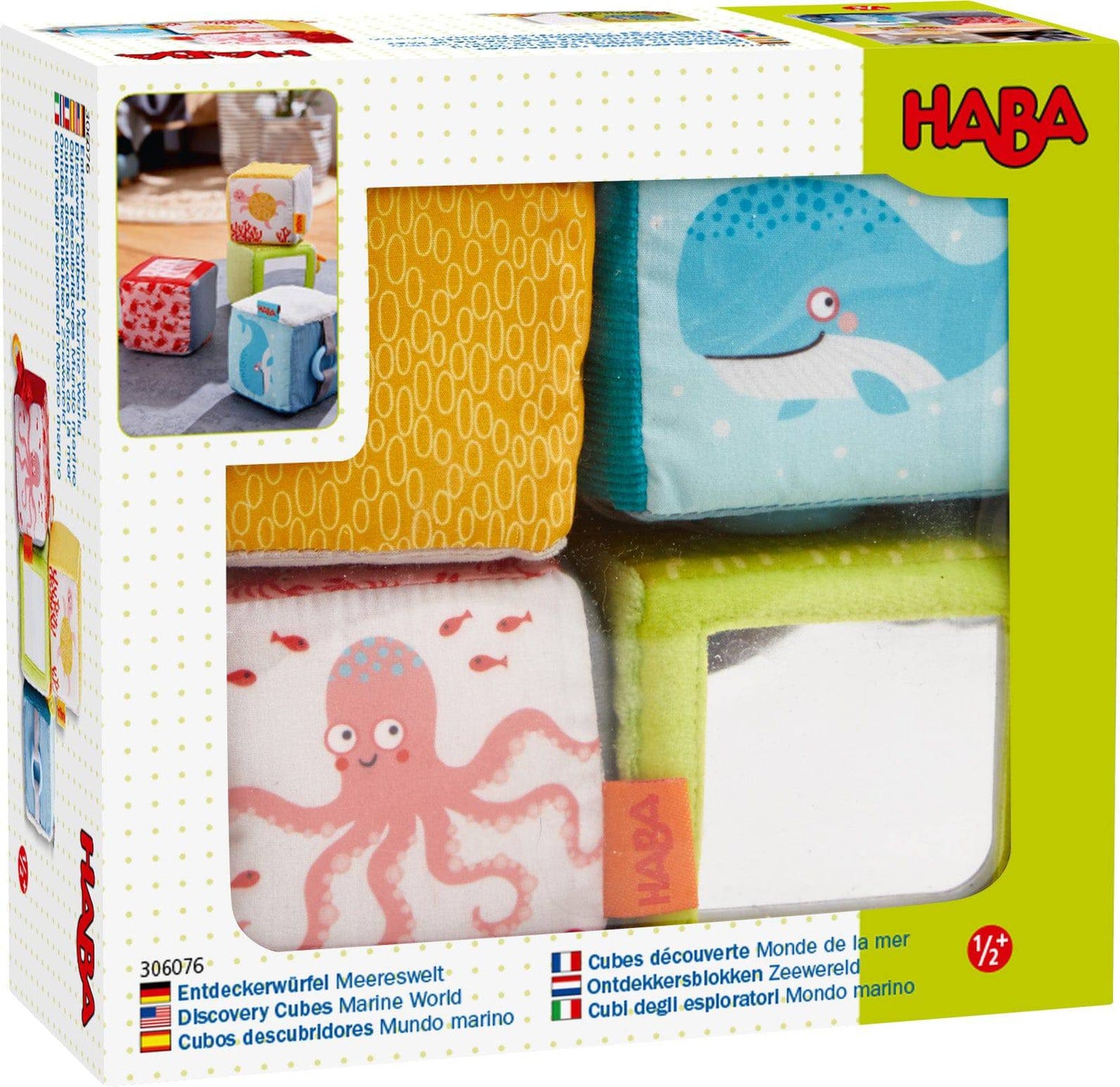HABA Marine World Soft Baby Discovery Cubes