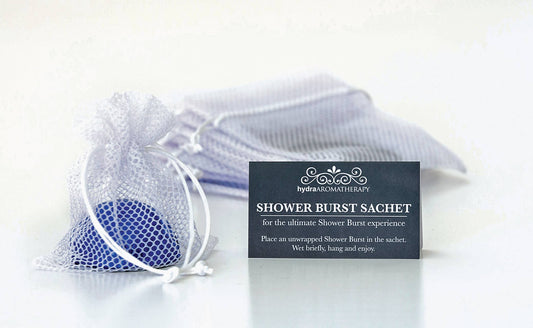 White Sachet Shower Burst
