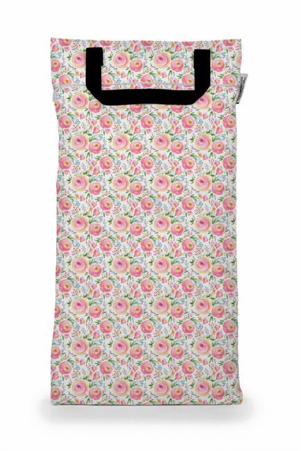 Buttons Diapers Large Wet Bag - Flourish