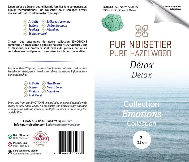 Hazelwood and Howlite Bracelet