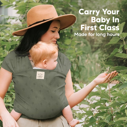 KeaBabies Baby Wrap Carrier - Forest Berries
