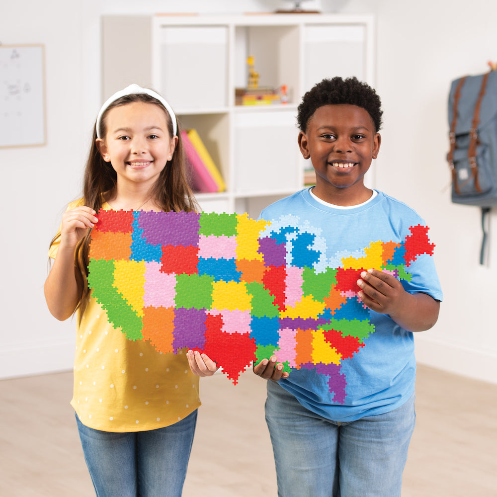 Plus Plus Puzzle by Number - 1400 pc Map of the United States