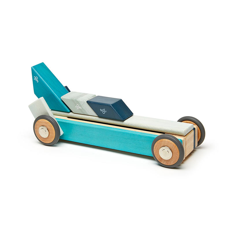 42-Piece Set Magnetic Wooden Blocks Tegu Classics