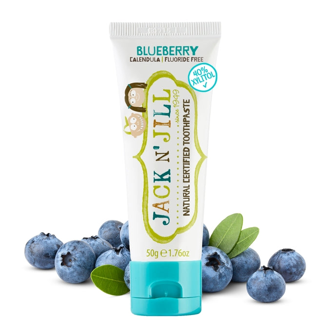 Jack n Jill Natural Calendula Toothpaste - Blueberry