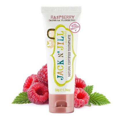 Jack n Jill Natural Calendula Toothpaste - Raspberry