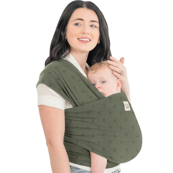 KeaBabies Baby Wrap Carrier - Forest Berries