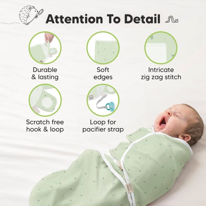 KeaBabies Soothe Baby Swaddles 0-3 Months - available in 9 colors