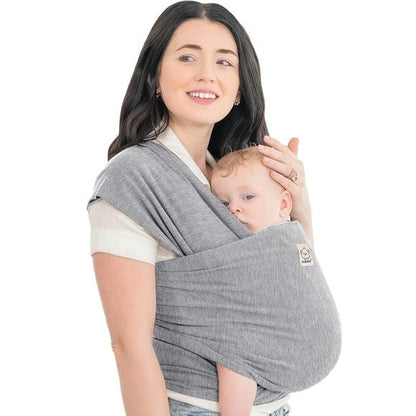 KeaBabies Baby Wrap Carrier - Classic Gray