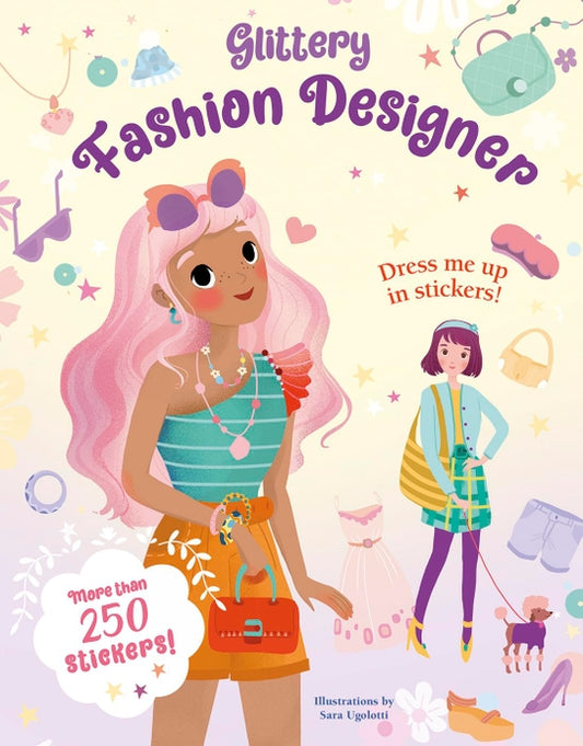 Glittery Fashion Designer Sticker Book