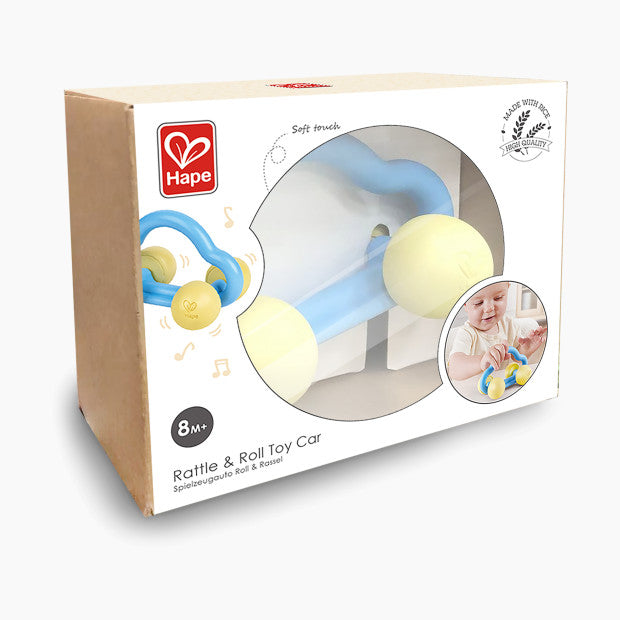 Hape Rattle and Roll Toy Car
