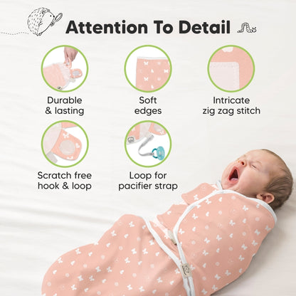 KeaBabies Soothe Baby Swaddles 0-3 Months - available in 9 colors