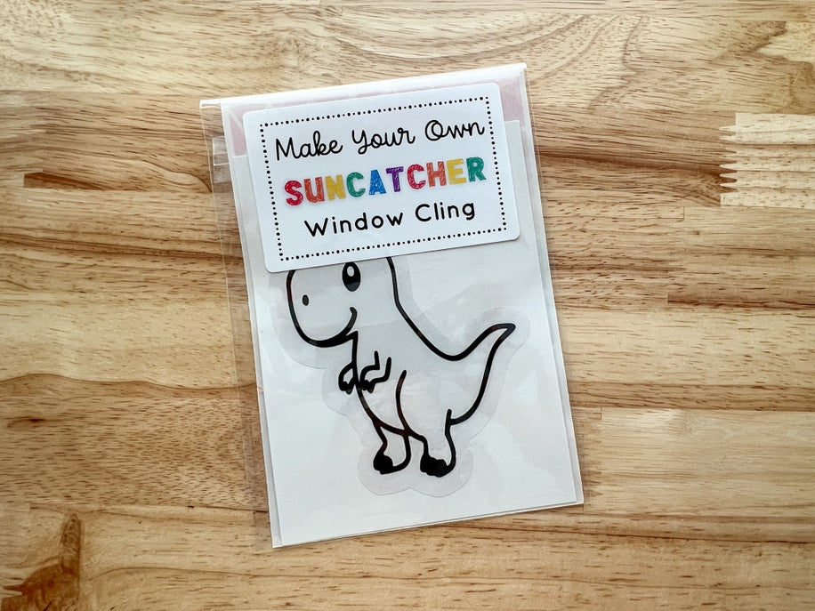 Dino 2024 Suncatcher Sticker Craft Kit