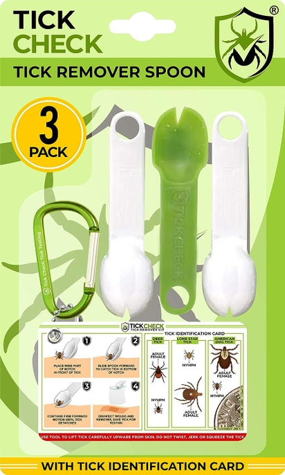 TickCheck Tick Remover Spoon - 3pk