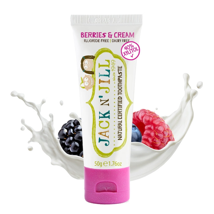 Jack n Jill Natural Calendula Toothpaste -Berries & Cream