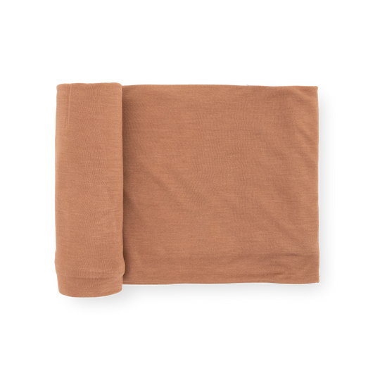 Little Unicorn Stretch Knit Swaddle Blanket - Terracotta