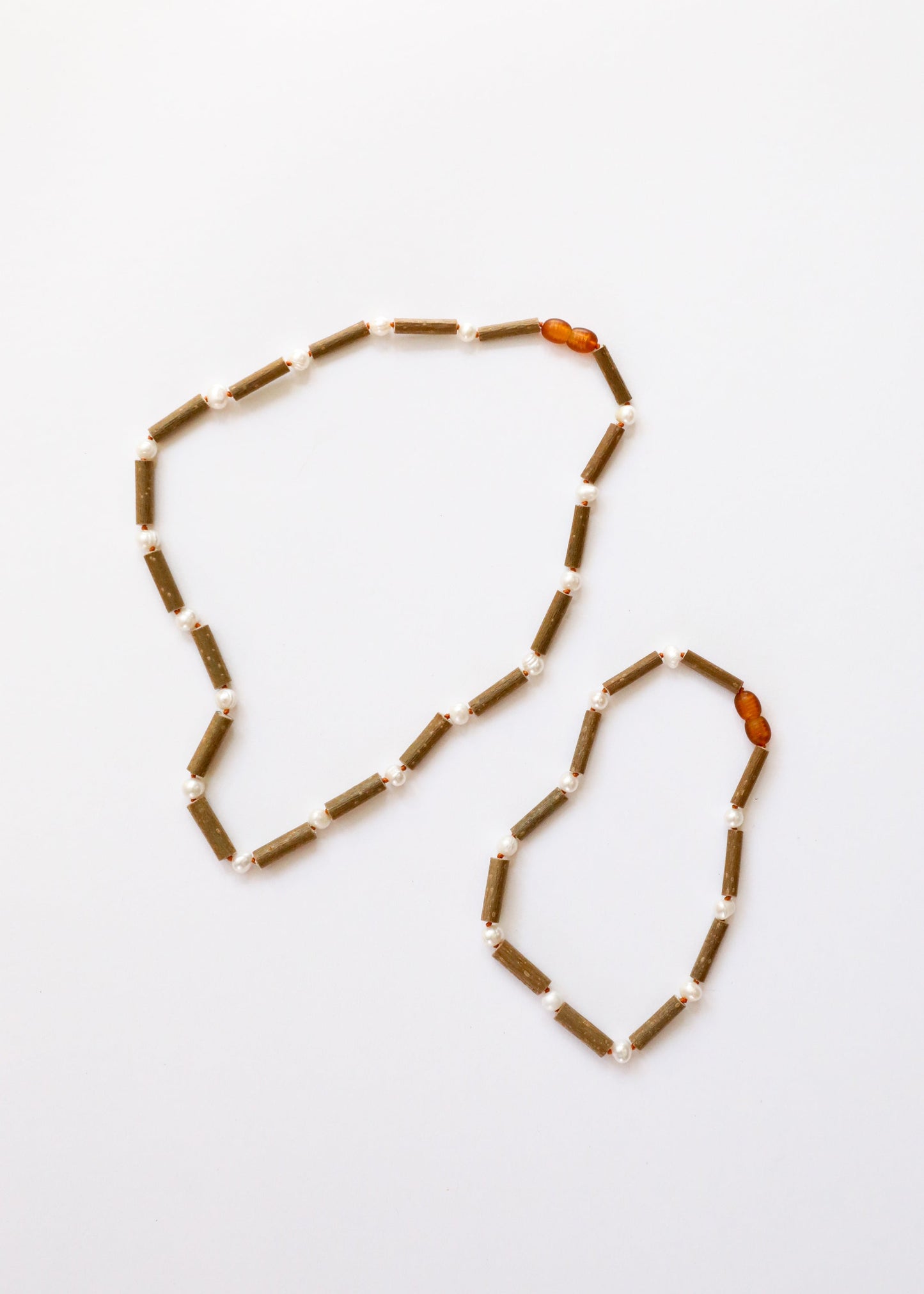 Hazelwood + Pearl Beaded Necklace