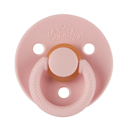 Itzy Ritzy Soother™ Natural Rubber Paci Sets - Blossom + Rosewood