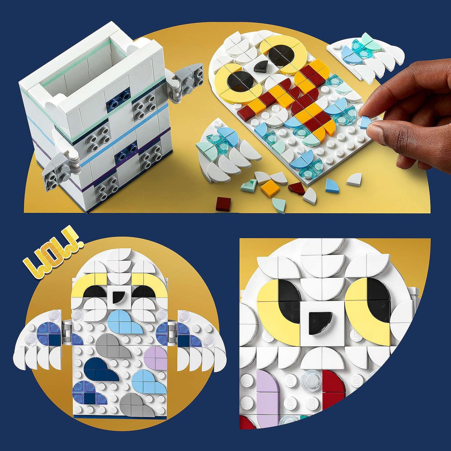 Lego DOTS Harry Potter Hedwig Pencil Holder DIY Craft Kit 41809