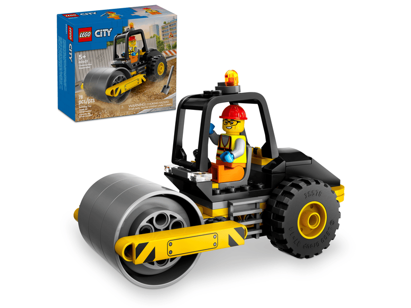 Lego City Construction Steamroller | 60401 | Retired set