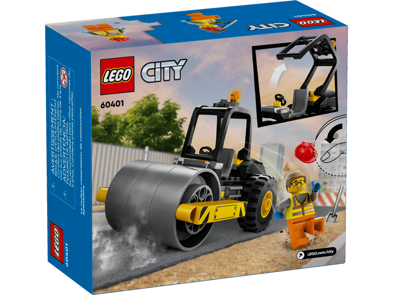 Lego City Construction Steamroller | 60401 | Retired set