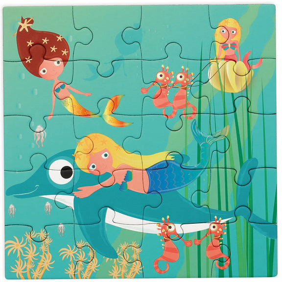 Scratch Europe - Magnetic Puzzle Book To Go Mermaids