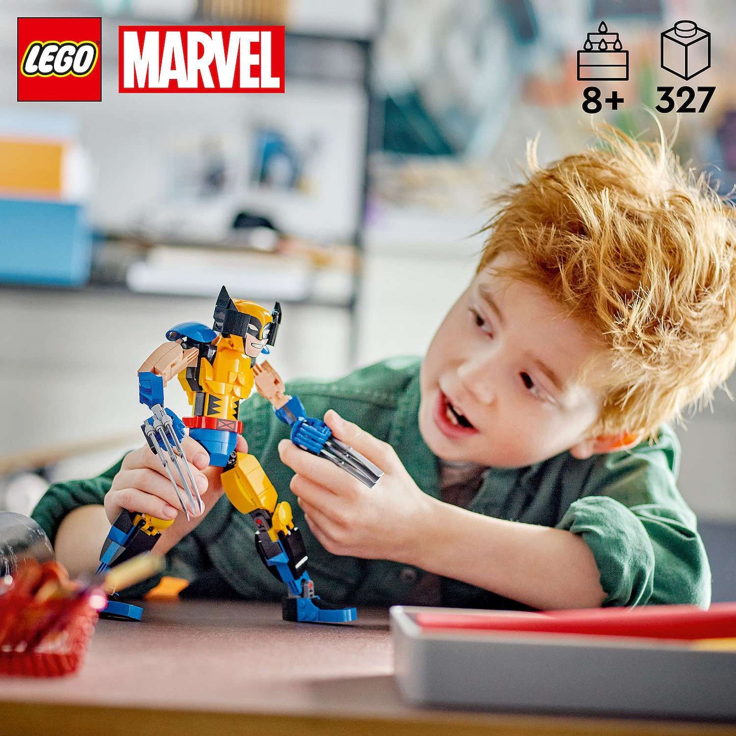 LEGO® Marvel Wolverine Construction Figure Playset 76257 (327 Pieces)