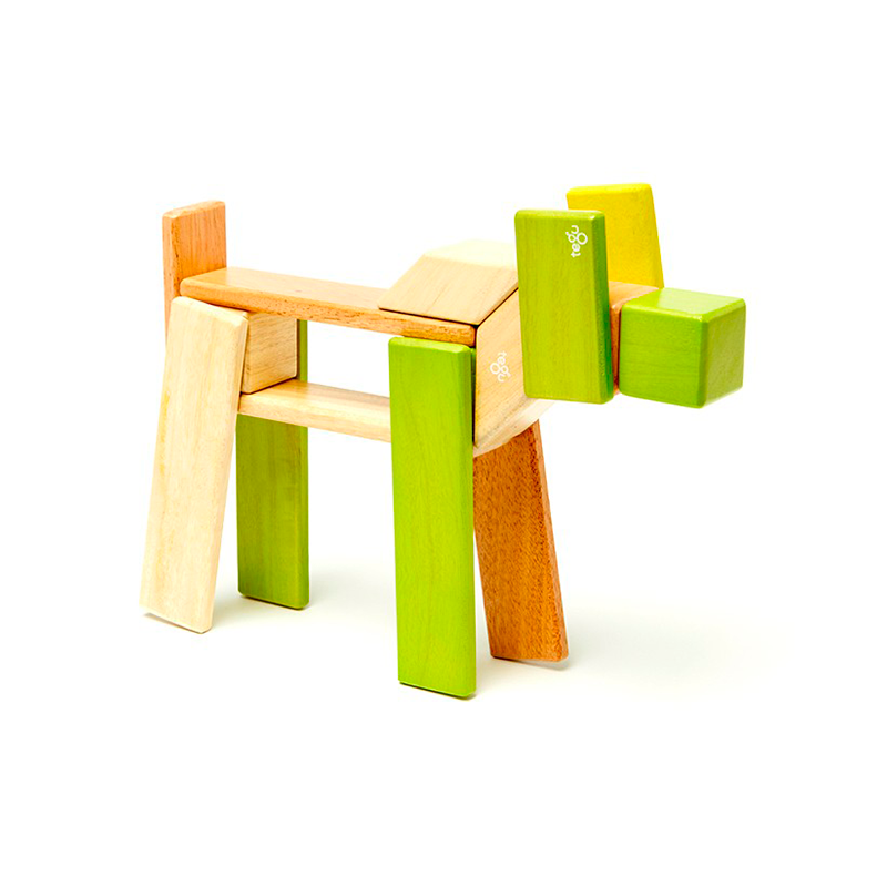 24-Piece Set Magnetic Wooden Blocks Tegu Classics