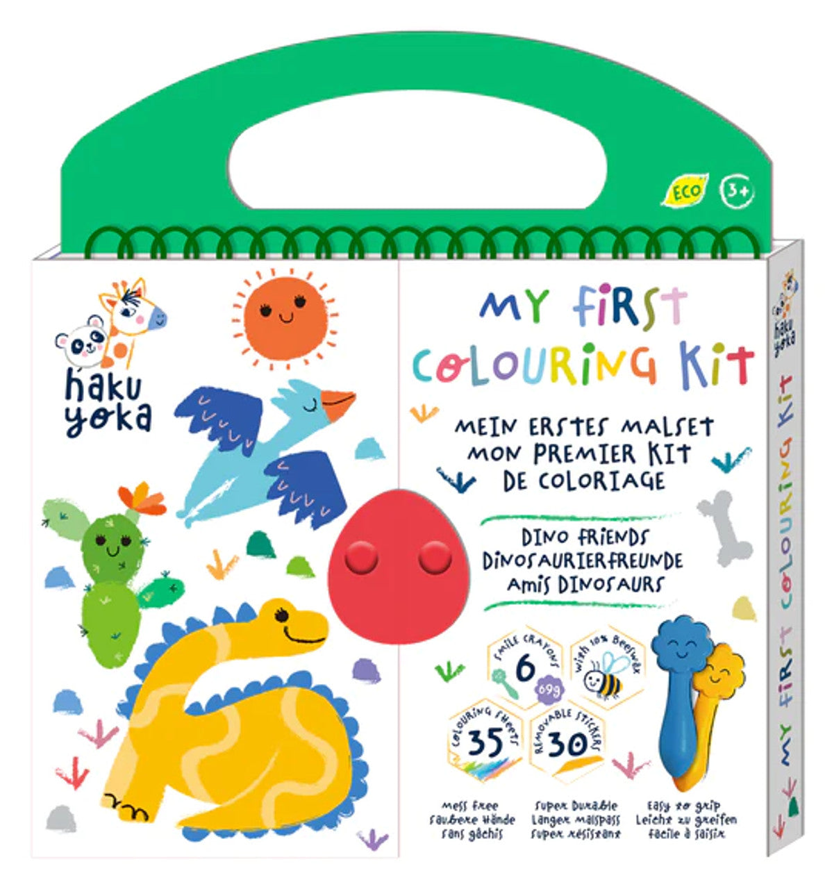 My First Coloring Kit - Dino Friends