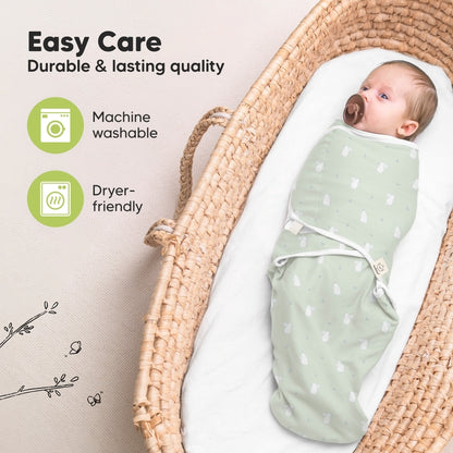 KeaBabies Soothe Baby Swaddles 0-3 Months - available in 9 colors