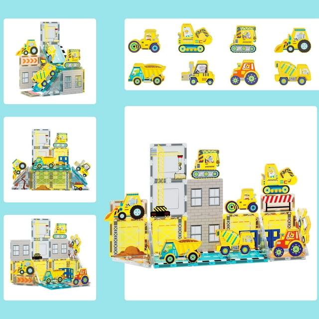 PicassoTiles - 26pc Construction Jobsite Set