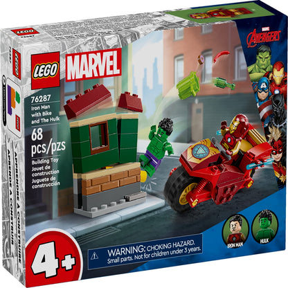 LEGO® Marvel™ Iron Man with Bike and The Hulk 4+ | 76287