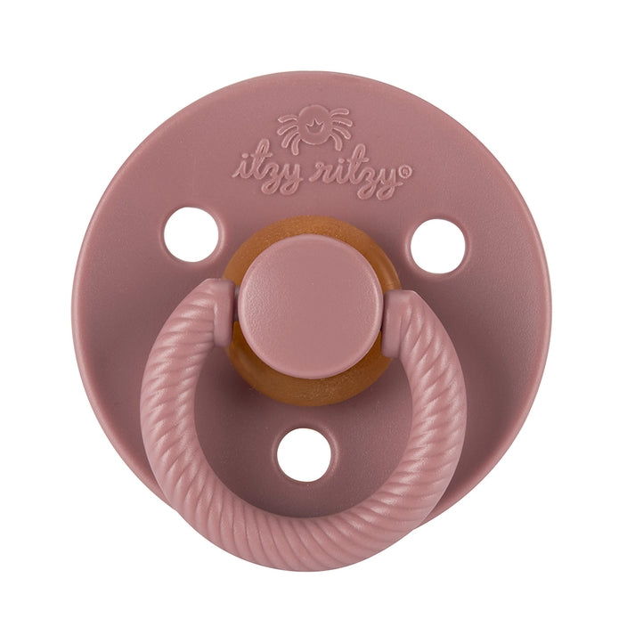Itzy Ritzy Soother™ Natural Rubber Paci Sets - Blossom + Rosewood
