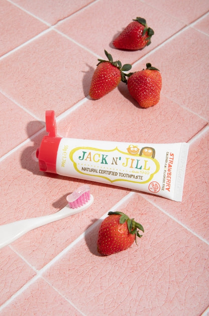 Jack n Jill Natural Calendula Toothpaste - Strawberry