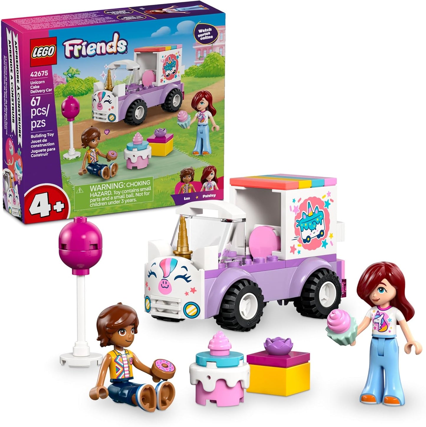 LEGO Unicorn Cake Delivery Car | 42675