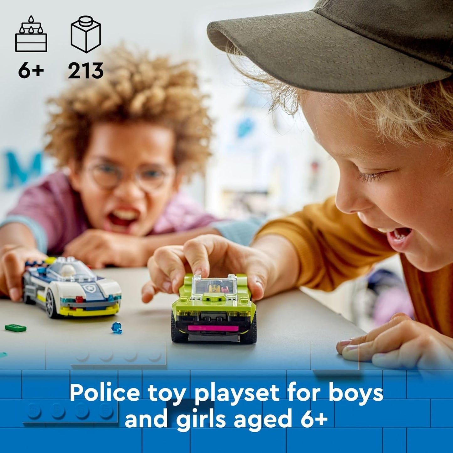LEGO® City Police Car and Muscle Car Chase | 60415