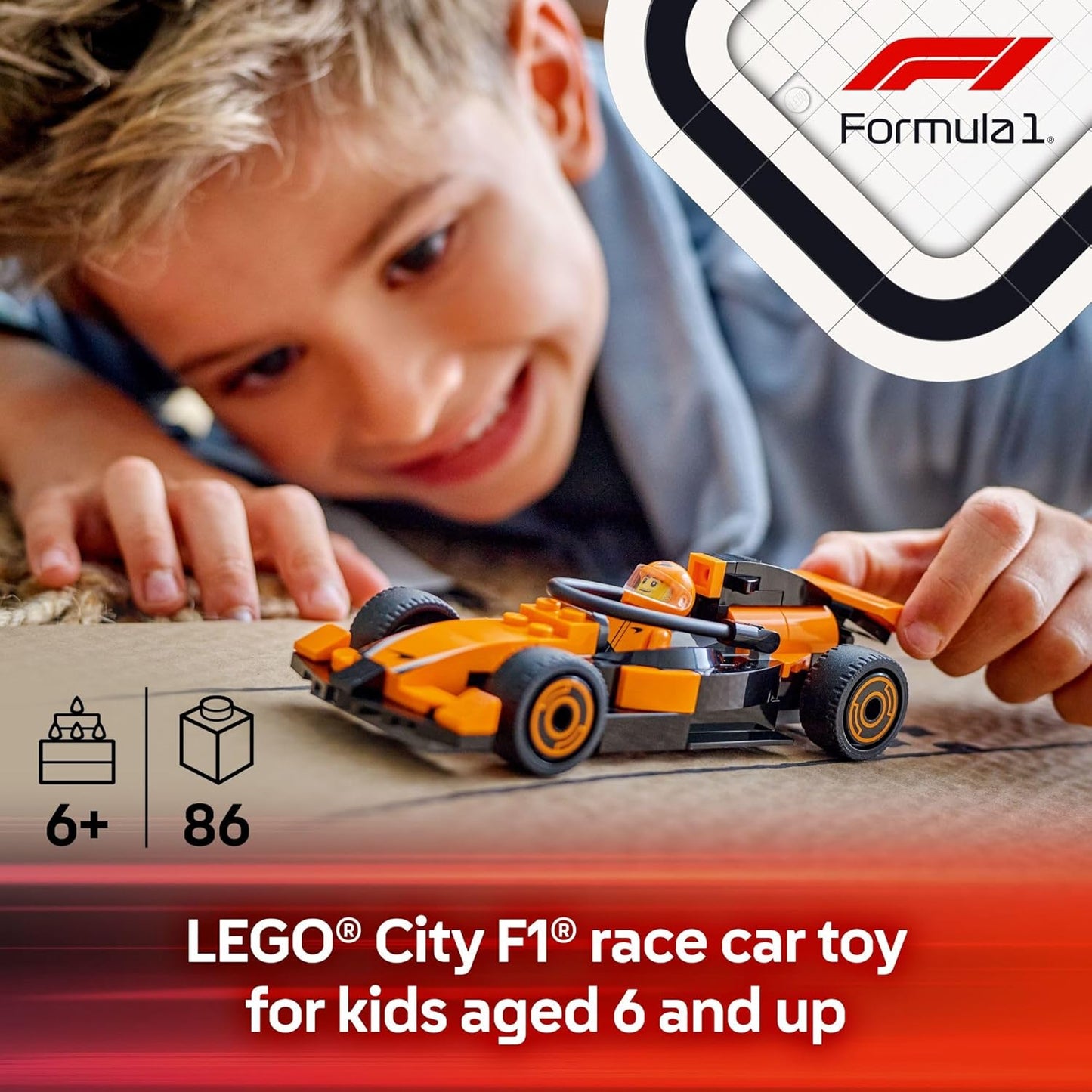 LEGO City F1 Driver with McLaren Race Car | 60442