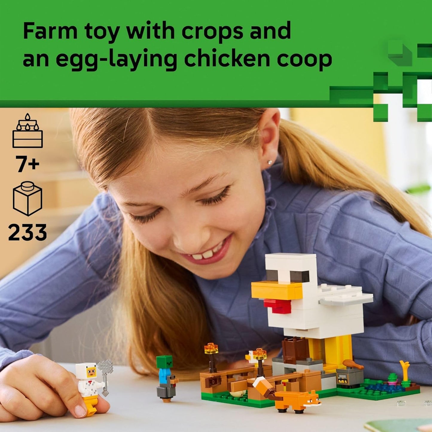 LEGO Minecraft Chicken Farm 21585 (233 Pieces)