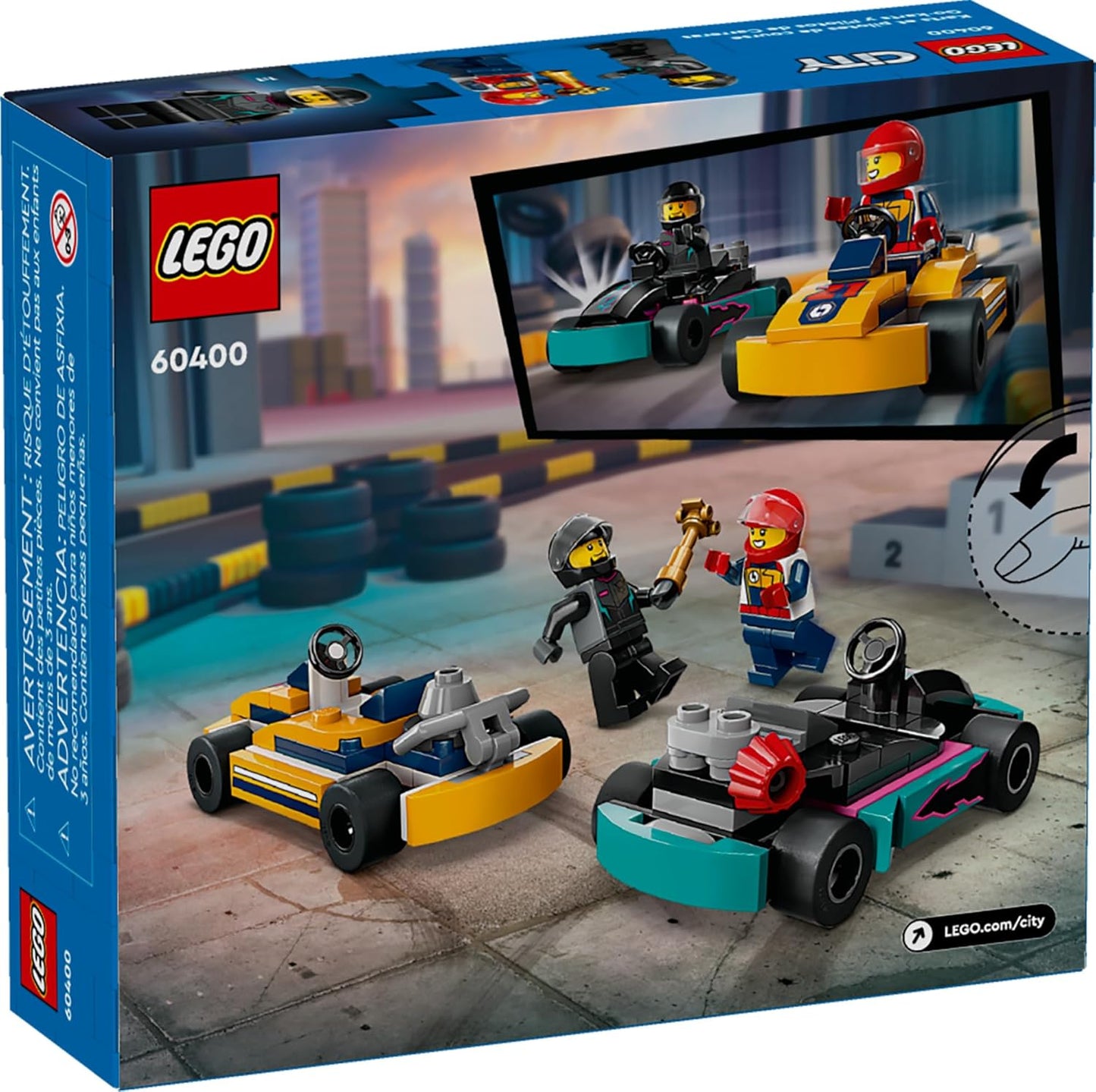LEGO® City Go-Karts and Race Drivers | 60400