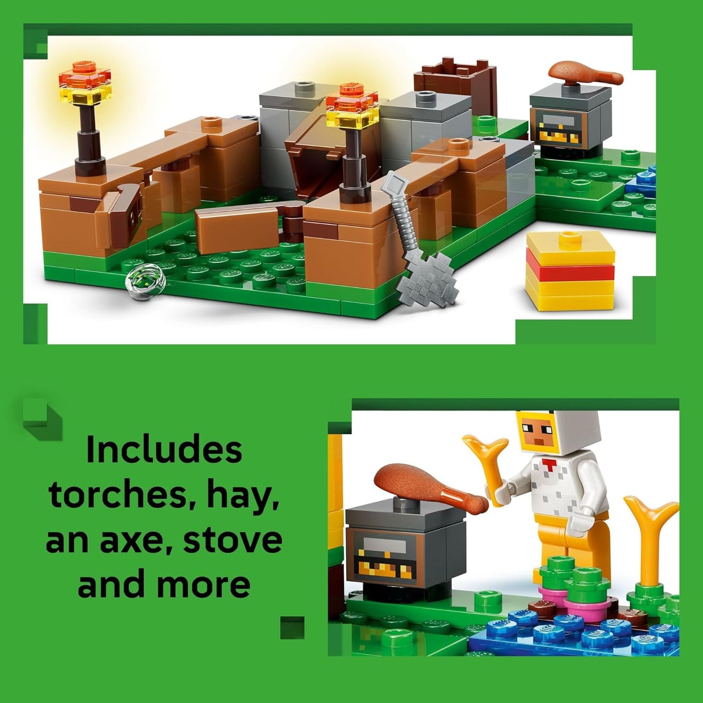 LEGO Minecraft Chicken Farm 21585 (233 Pieces)