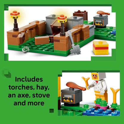 LEGO Minecraft Chicken Farm 21585 (233 Pieces)