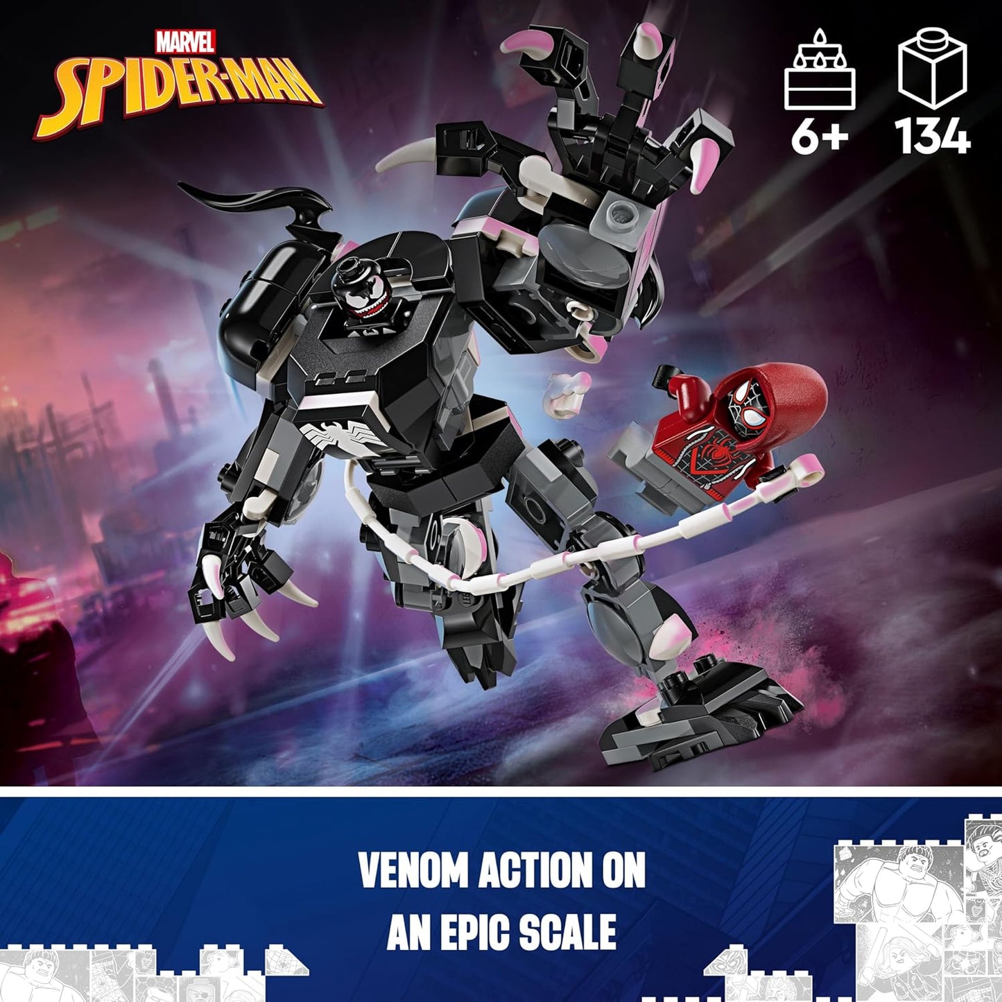 LEGO Venom Mech Armor vs. Miles Morales | 76276