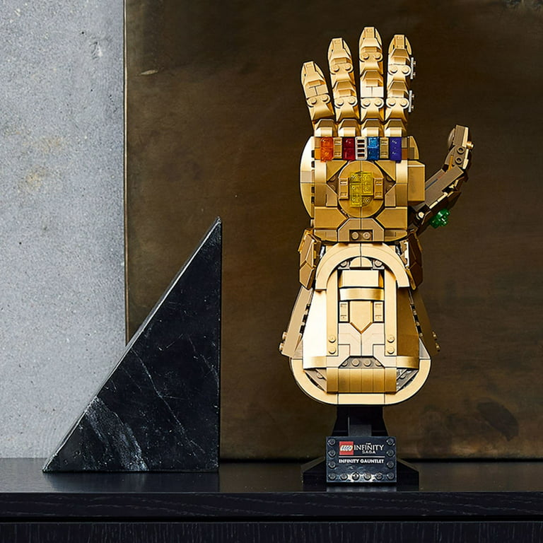 LEGO Marvel Infinity Gauntlet Set 76191, Thanos Glove with Infinity Stones (590 pieces)