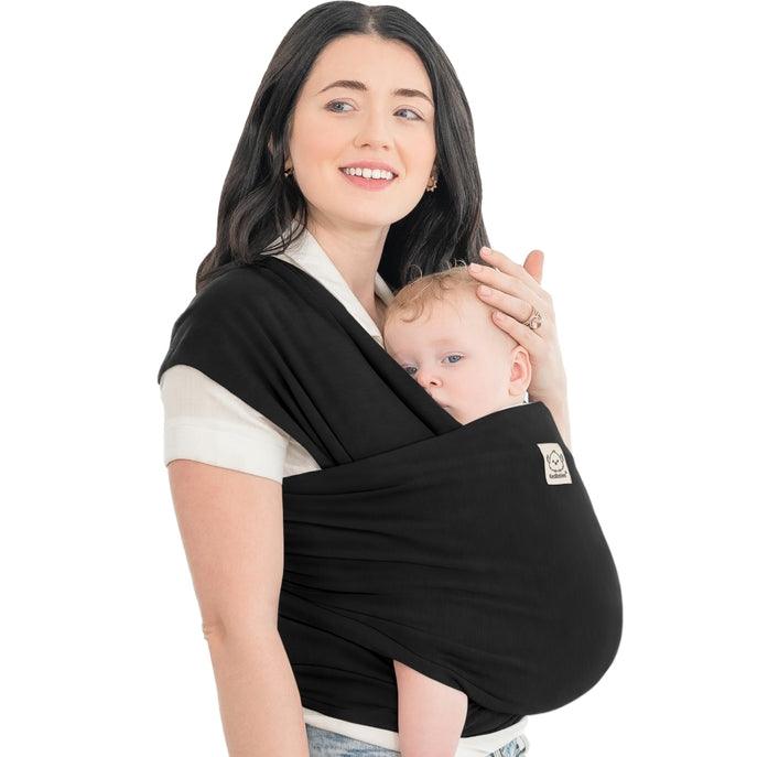 KeaBabies Baby Wrap Carrier - Trendy Black