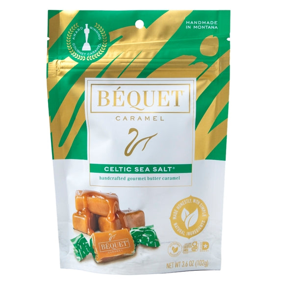 Bequet Gourment Caramel 3.6oz Gift Bag - Celtic Sea Salt