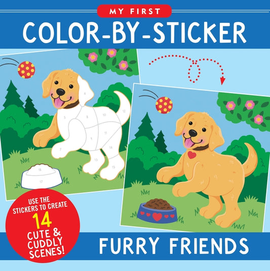 My First COLOR BY STICKER - Furry Friends