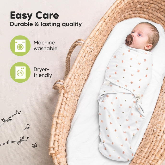 KeaBabies Soothe Baby Swaddles 0-3 Months - available in 9 colors